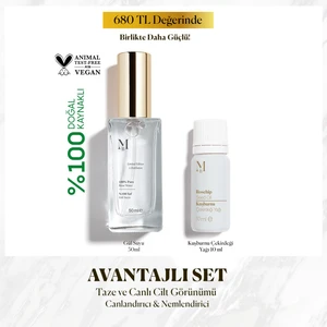 Saf Gül Suyu 50 ml + Kuşburnu Çekirdeği Yağı 10 ml