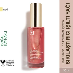 Pink Tangerine Vitamin İçerikli Işıltılı Saç & Vücut Yağı 30 ml