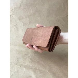 Alesta Leather El Yapımı Hakiki İtalyan Deri Telefon Bölmeli Portföy Cüzdan