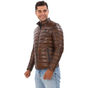 Hakiki Deri Şişme Mont - 9 Renk Seçeneği