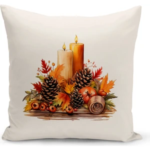 Bertille Home Sonbahar Serisi Çift Tarafı Dijital Baskılı Kırlent Kılıfı (Halloween Autumn Cushion Cover)