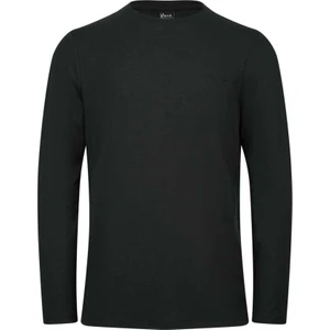 Vernon Erkek Uzun Kol Viloft T-Shirt Siyah 2ASVERMFBSS24-0924