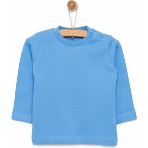 HelloBaby Basic Interlok Uzun Kol Tshirt Erkek Bebek