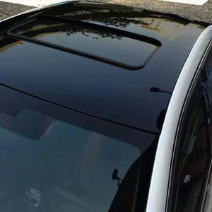 Piano Black Siyah Hava Kanallı Parlak Koruma Jelatinli Folyo 152 Cm x 1 M