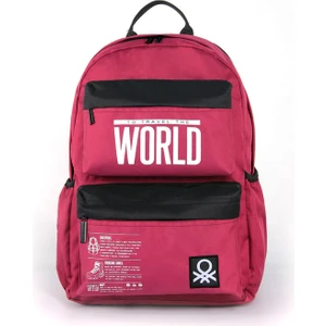 United Colors Of Benetton BNT03833 Bordo Unisex Sırt Çantası