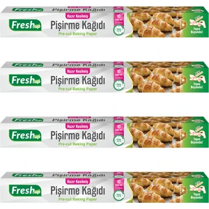 Fresh-Up Kesilmiş Pişirme Kağıdı 37cm x 42cm 10 Yaprak x 4 Paket