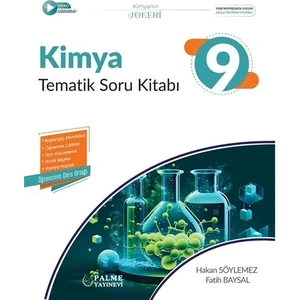 Palme Yayıncılık 9. Sınıf Joker Kimya Tematik Soru Kitabı