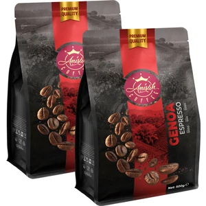 Anisah Coffee Genoa Espresso Çekirdek Kahve | 2X500G | Aromatik Tat ve Zengin Krema