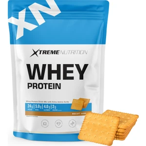 Xtreme Nutrition Whey Protein Tozu - 512 G - Bisküvi Aromalı - 16 Servis (5g Bcaa +4g Glutamıne +2g Creatıne Içerir)