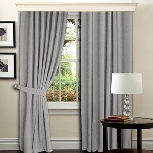 Vi Home Karartma Fon Perde Blackout Lüks  Düz Dikiş Kornişli En x Yükseklik