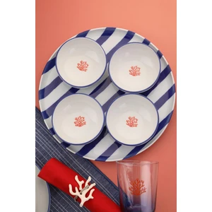 Kütahya Porselen Moderna 4 Parça 10 cm Kase Coral Paradise