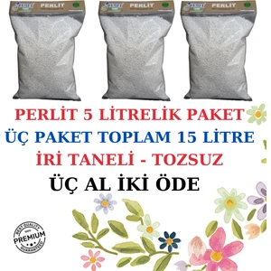 Cemre Botanik -Perlit- iri Tane 5 Litre x 3 ( Üç Al Iki Öde)