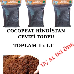 Cemre Botanik - Cocopeat -Hindistan Cevizi Torfu 5 Litre x 3  ( Üç Al Iki Öde)
