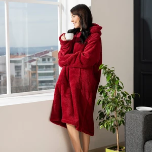 Trend Gibi Wellsoft Kapşonlu Giyilebilir Tv Battaniyesi Unisex