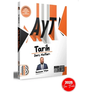 Benim Hocam Yayınları 2025 AYT Tarih Ders Notları