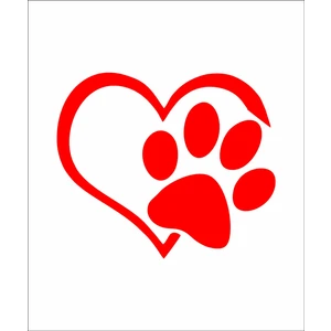 Sticker Usta Pati Köpek Kedi Patisi Araba Oto Motosiklet Sticker 00436