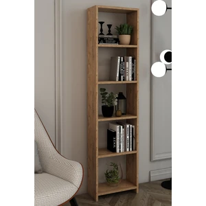 6 Raflı 40 cm Dekoratif Kitaplık Bohem Tarz Kitaplık Ofis Kitaplığı Dolap Evrak Rafı Ev Rafı Kitap