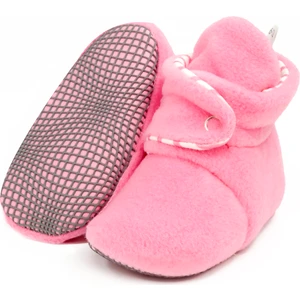 Ella Bonna Polar Bebek Pandufu, Kaydırmaz Taban, Organik Pamuk Astarlı, İlk Adım Ev Patiği, Pembe