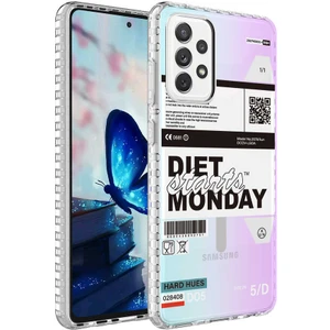 Gökmen Aksesuar Galaxy A23 Kılıf Airbag Kenarlı Renkli Desenli Silikon Zore Elegans Kapak-No5