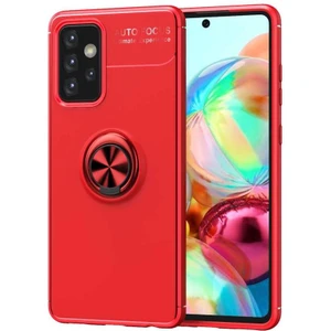 Gökmen Aksesuar Galaxy A52 Kılıf Zore Ravel Silikon Kapak-Kırmızı