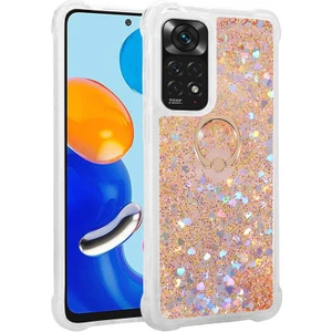 Xiaomi Redmi Note 11 Pro 5g Kılıf Zore Milce Kapak-Gold