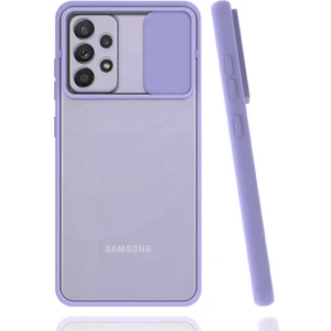 Galaxy A52 Kılıf Zore Lensi Kapak-Lila