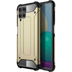 Galaxy A22 4g Kılıf Zore Crash Silikon Kapak-Gold