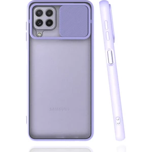 Galaxy M32 Kılıf Zore Lensi Kapak-Lila