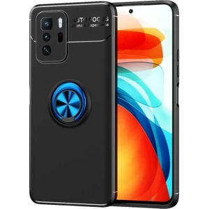 Xiaomi Poco X3 Gt Kılıf Zore Ravel Silikon Kapak-Siyah-Mavi
