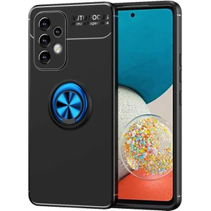 Galaxy A53 5g Kılıf Zore Ravel Silikon Kapak-Siyah-Mavi