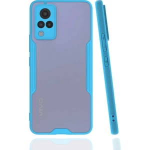 Vivo V21 Kılıf Zore Parfe Kapak-Mavi