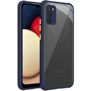 Galaxy A02S Kılıf ​​zore Kaff Kapak-Lacivert