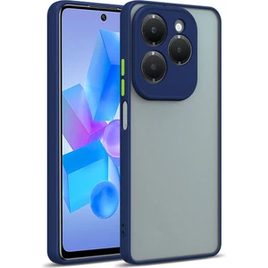 Infinix Hot 40I Kılıf Zore Hux Kapak-Lacivert