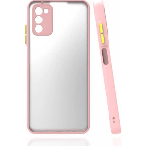 Galaxy A03S Kılıf Zore Hux Kapak-Pembe