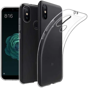 Xiaomi Mi 6x Kılıf Zore Süper Silikon Kapak-Renksiz