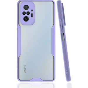 Xiaomi Redmi Note 10 Pro Kılıf Zore Parfe Kapak-Mor