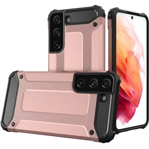 Galaxy S22 Plus Kılıf Zore Crash Silikon Kapak-Rose Gold