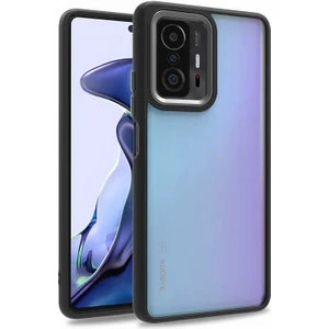 Xiaomi Mi 11T Pro 5g Kılıf Zore Flora Kapak-Siyah