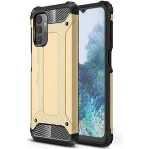 Galaxy A13 4g Kılıf Zore Crash Silikon Kapak-Gold