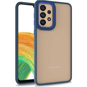 Galaxy A52 Kılıf Zore Flora Kapak-Mavi