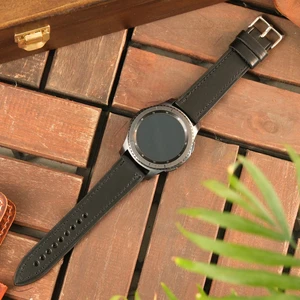 Samsung Galaxy Watch Deri Kordon Watch 4 5 6 7 Pro Watch 6 Classic 40MM 43MM 44MM 47MM Watch 5 / Watch 5 Pro 40 44 45 Watch 4 40 42 44 46MM 20MM Deri Kayış