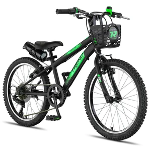 Trendbike Mistral M 20 Jant Vitesli Çocuk Bisikleti 6-9 Yaş  Çocuk Bisikleti Siyah-Neon Yeşil 20.410-S-NY