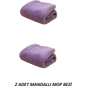 Mor Yedek Bez 2 Adet Mop Bezi Mandallı Mop Taksil Mop Yedek Bez 2 Adet