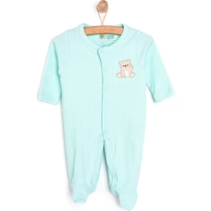 HelloBaby Yenidoğan Erkek Patikli Tulum Erkek Bebek