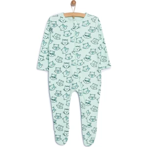 HelloBaby Yenidoğan Patikli Tulum Erkek Bebek