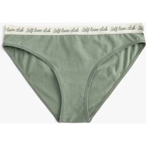 Brief Külot Baskı Detaylı Standart Bel