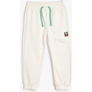 Jogger Eşofman Altı Beli Bağlamalı Cepli