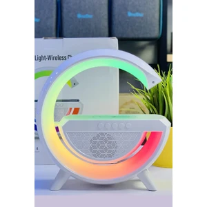 Gilli Store Akilli Gece Lambasi Speaker Bluetooth Hoparlor Kablosuz Şarj Rgb Masa Lambasi Yatak Odasi Dekor
