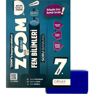 Günay Yayınları 7. Sınıf Zoom Fen Bilimleri Soru Bankası – Silgi