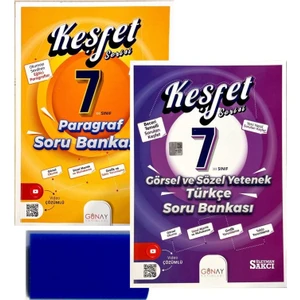 Günay Yayınları 7. Sınıf Keşfet Paragraf - Sözel Yetenek – Silgi
